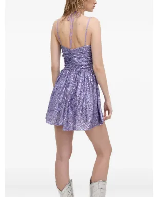 Aniye By スパンコール付きVネックミニドレス - サムネイル4