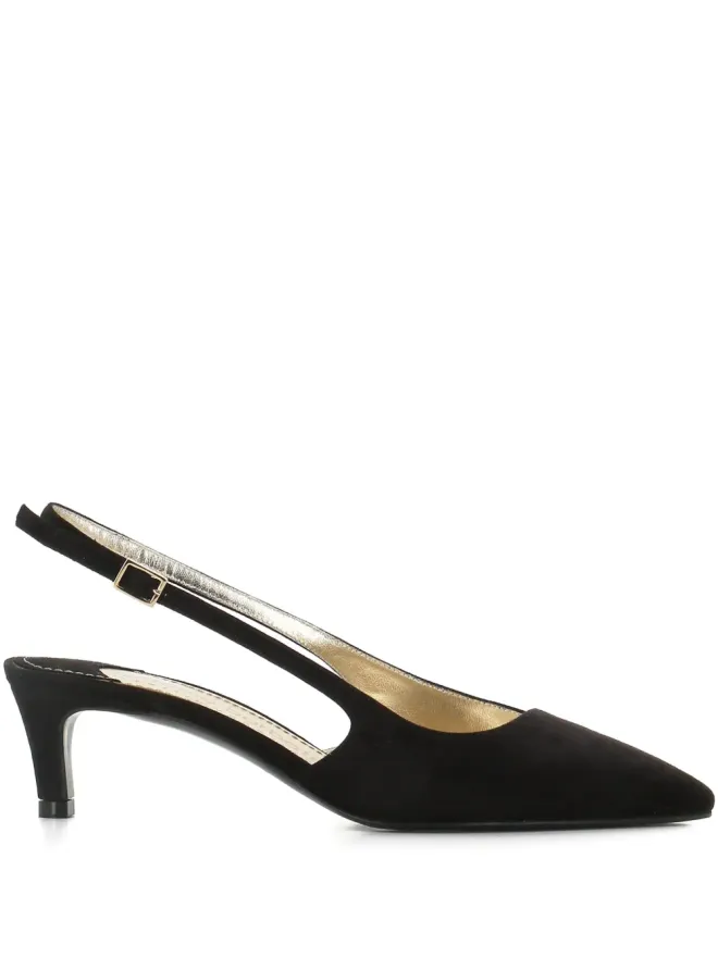 Antonio Barbato Maestri Veneziani Antonio Barbato Maestri Veneziani suede slingback pumps - Blackの商品画像