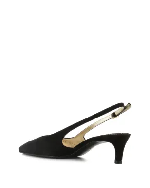 Antonio Barbato Maestri Veneziani suede slingback pumps - Black - サムネイル3