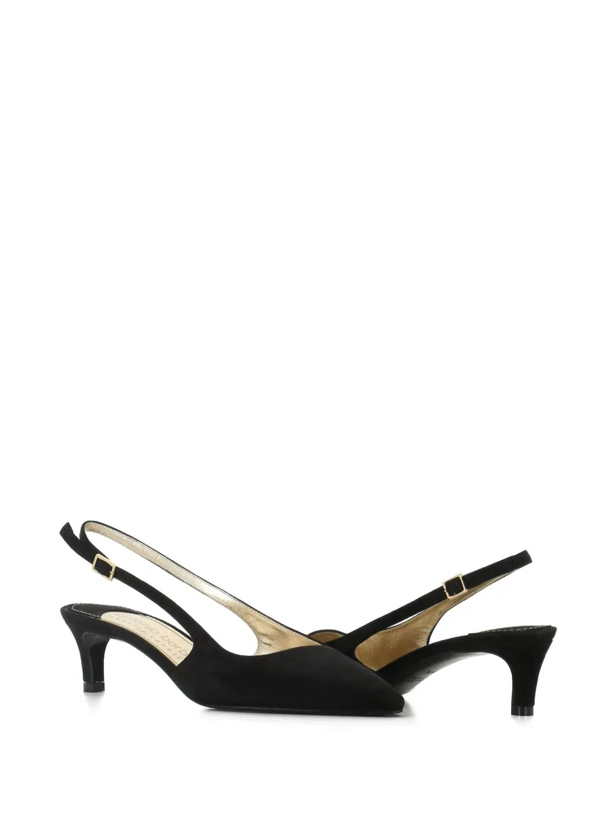 Antonio Barbato Maestri Veneziani suede slingback pumps - Black - 画像4