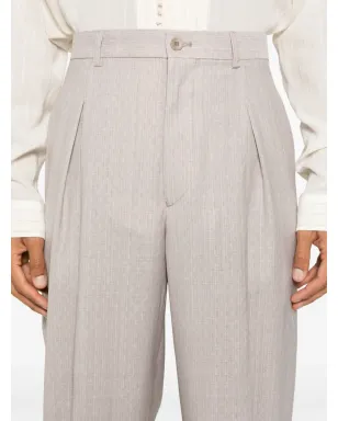 Emporio Armani バージンウール・シングルブレストスーツ - ニュートラルカラー - サムネイル5