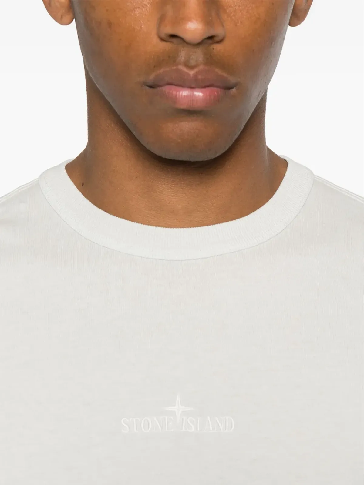 Stone Island コットンTシャツ - ニュートラルカラー - 画像4