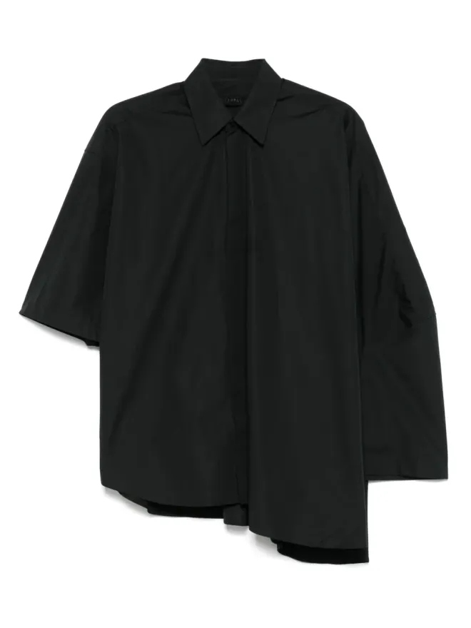 ALAINPAUL ALAINPAUL コットンシャツ - ブラックの商品画像