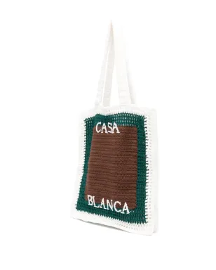 Casablanca テニスクロシェ トートバッグ - Brown - サムネイル3