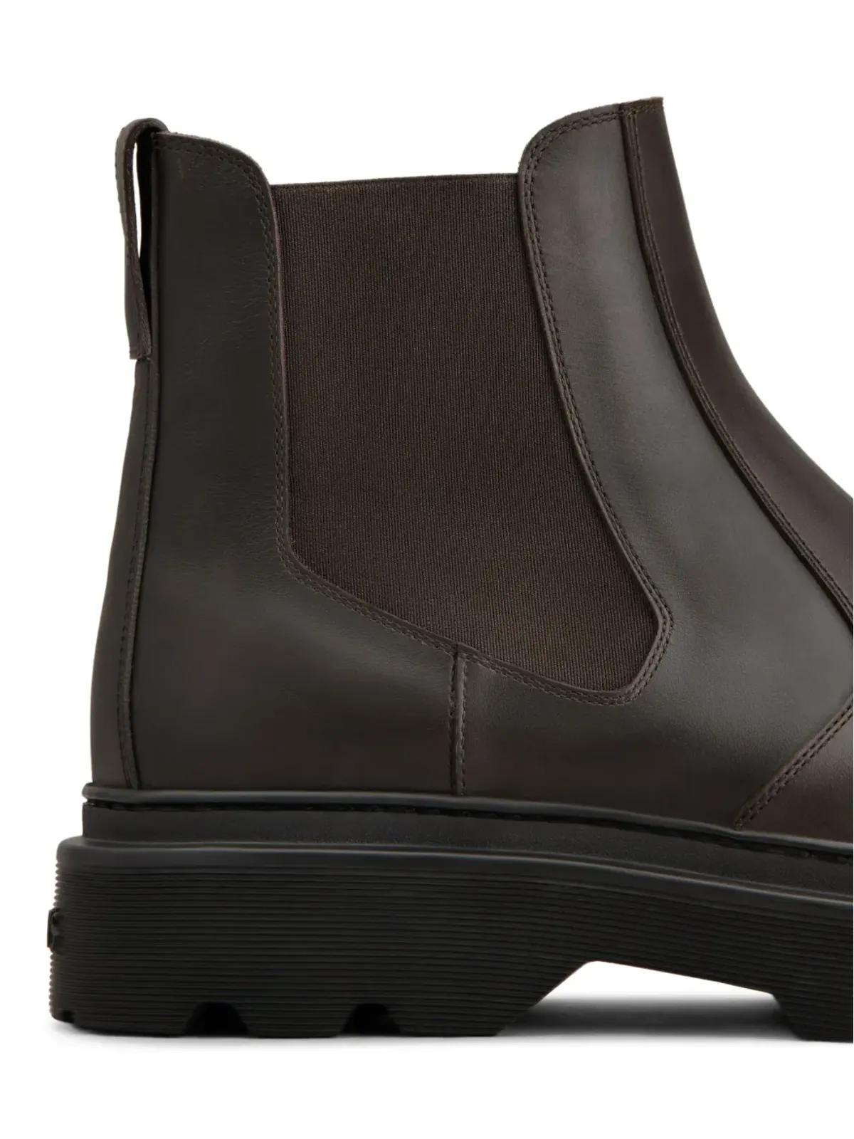 Tod's レザー チェルシーブーツ ブラウン - 画像5