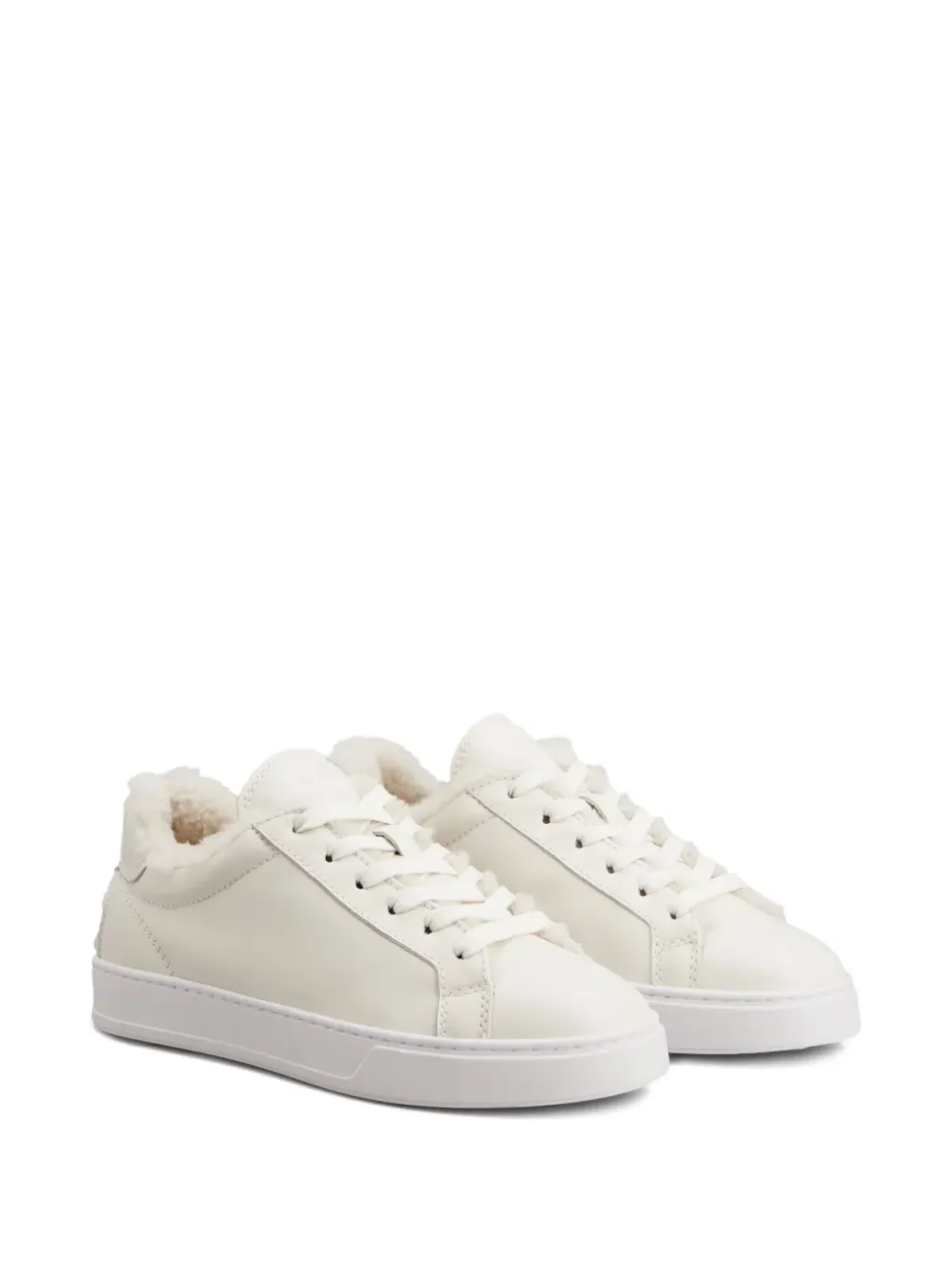 Tod's シアーリング付きスニーカー（ニュートラルカラー） - 画像2