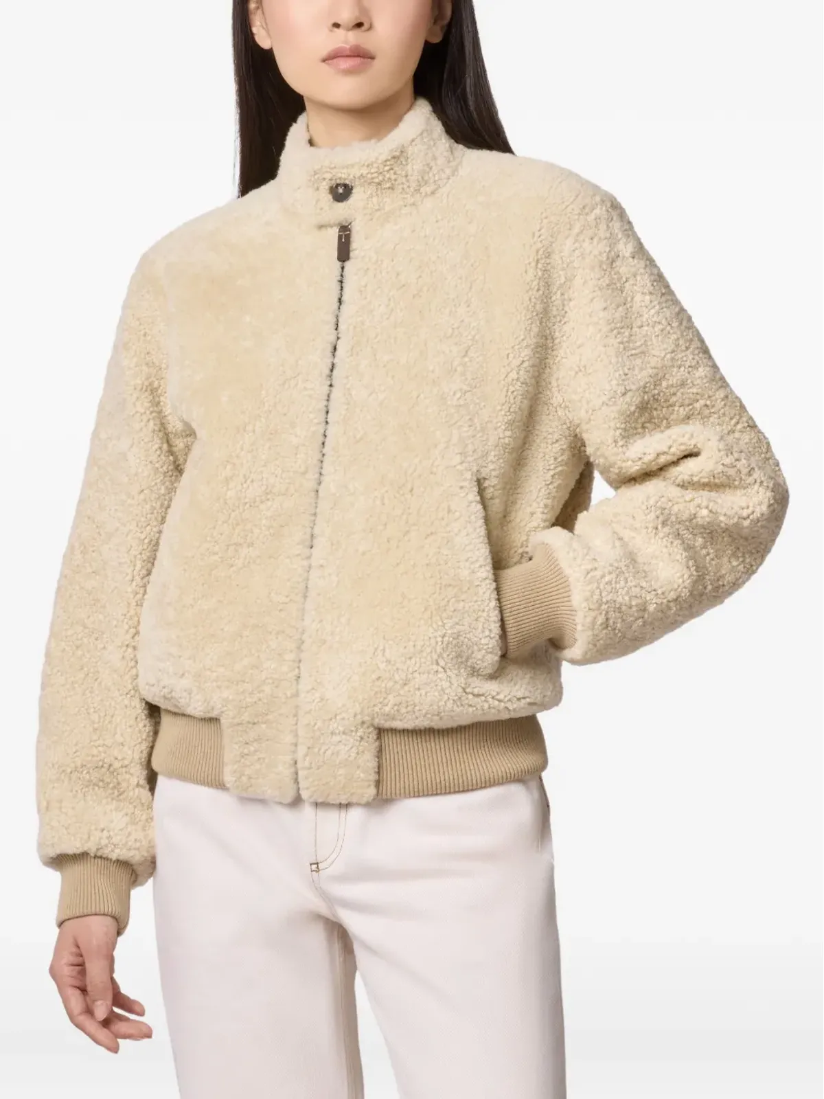 Tod's ボタン付きシェアリングジャケット - Neutrals - 画像2