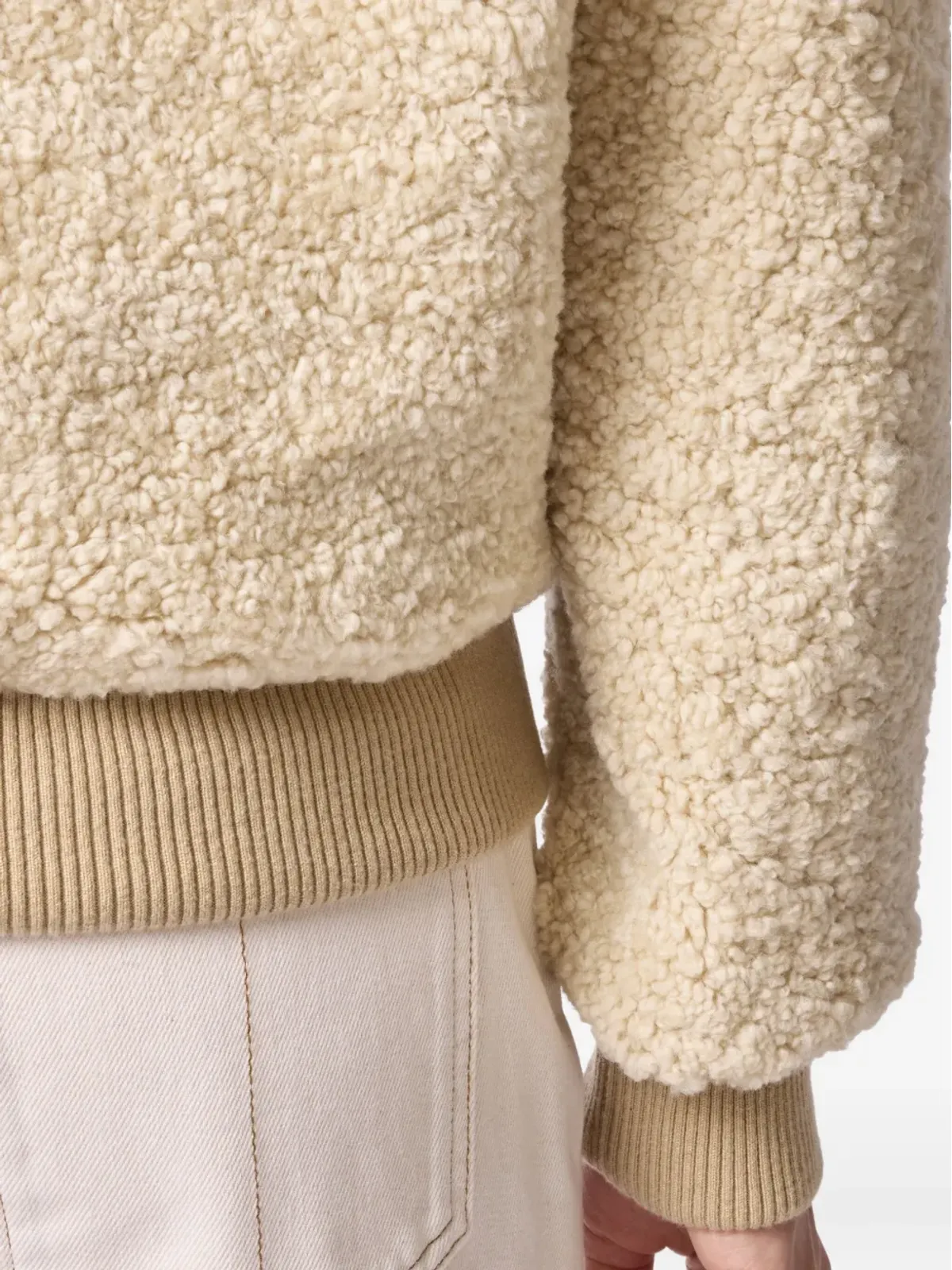 Tod's ボタン付きシェアリングジャケット - Neutrals - 画像4