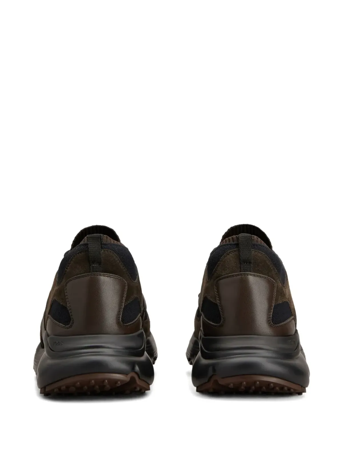 Tod's メッシュパネル入り チャンキースニーカー ブラウン - 画像3