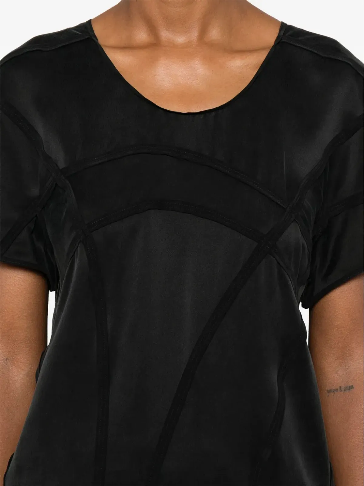YEHUAFAN シルクTシャツ - 画像5