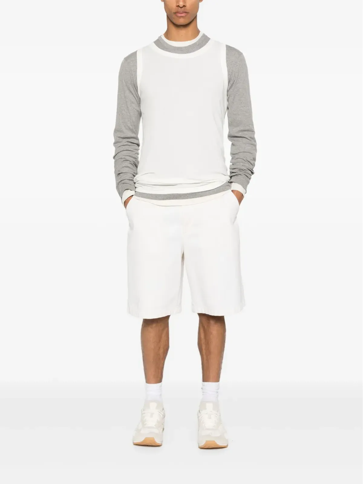 JIL SANDER+ コットンTシャツ グレー - 画像2