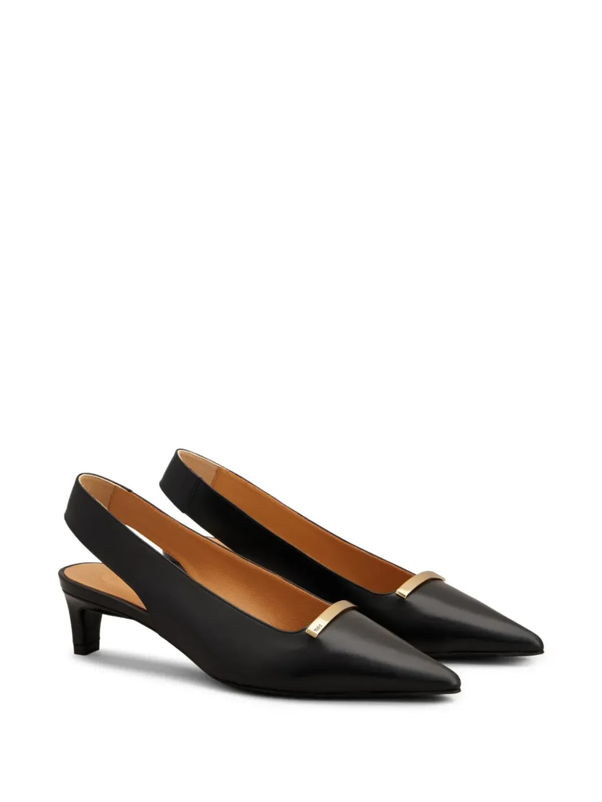 Tod's レザー スリングバック パンプス - ブラック - 画像2