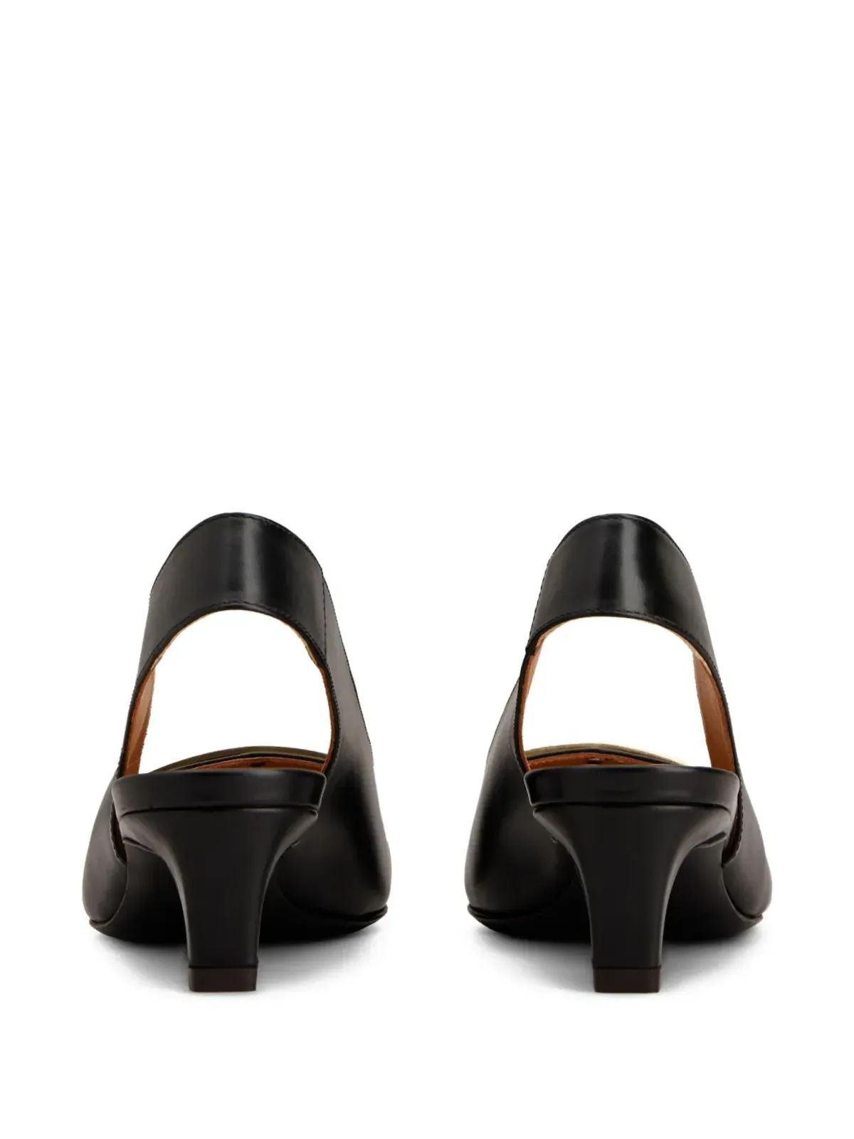 Tod's レザー スリングバック パンプス - ブラック - 画像3