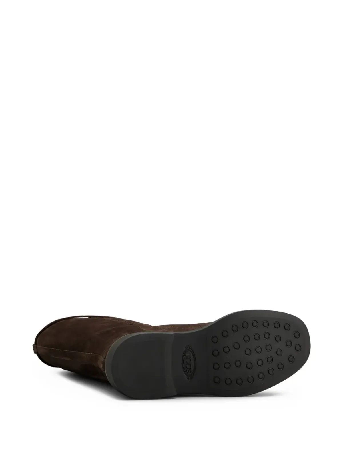 Tod's スエード膝丈ブーツ ブラウン - 画像4