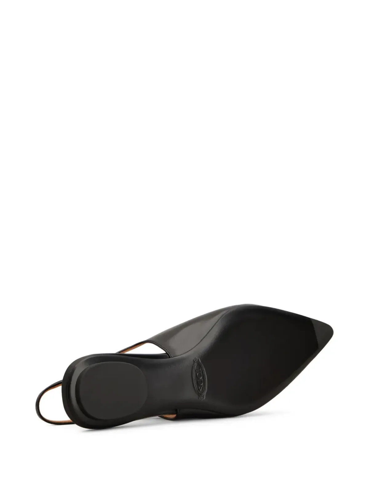 Tod's レザー フラットパンプス - ブラック - 画像4