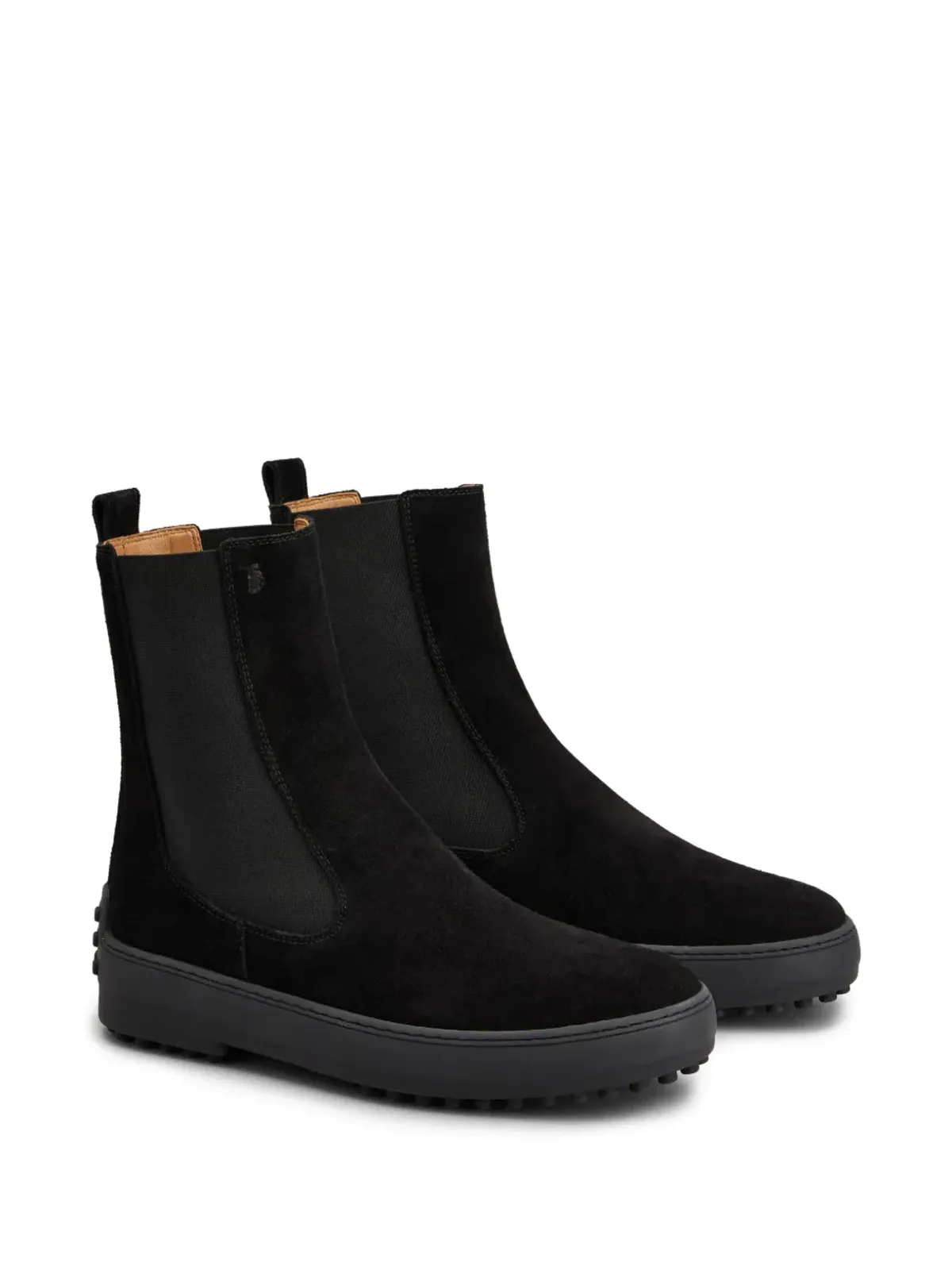Tod's スエード チェルシーブーツ - ブラック - 画像2