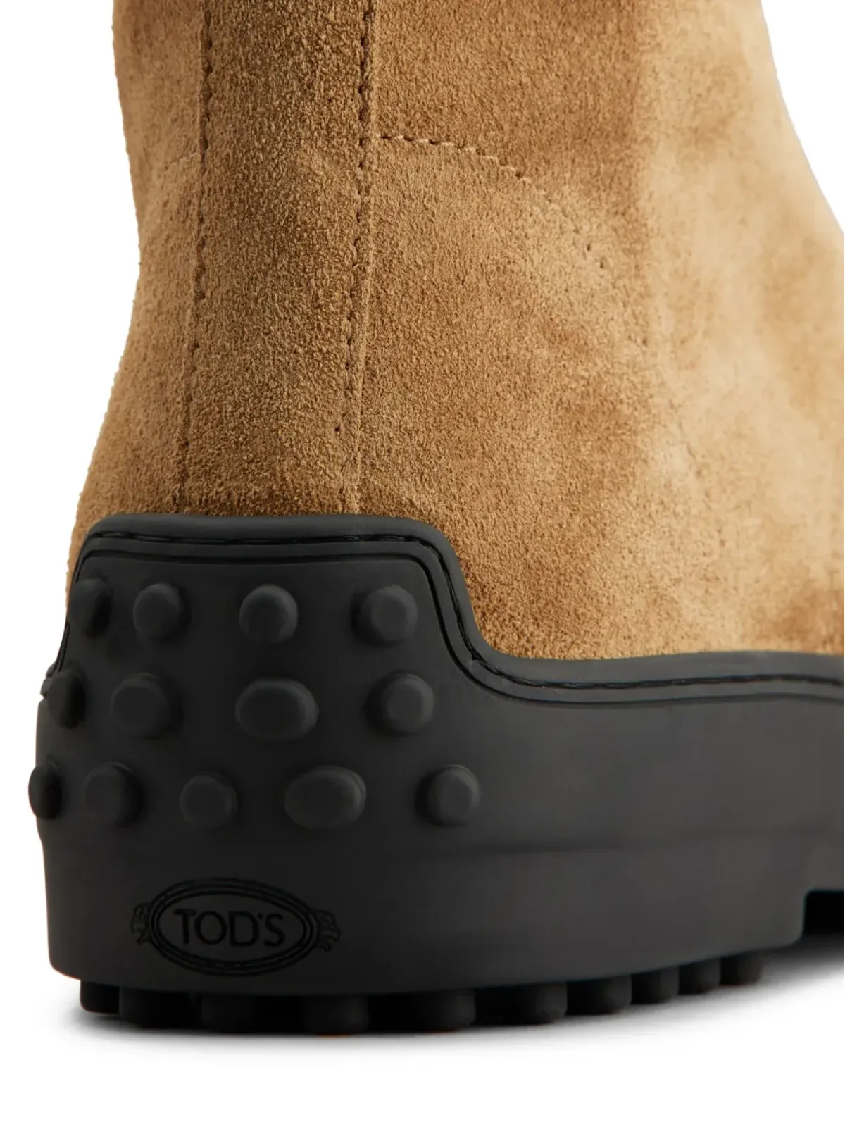 Tod's スエード コンバットブーツ - ニュートラルカラー - 画像5