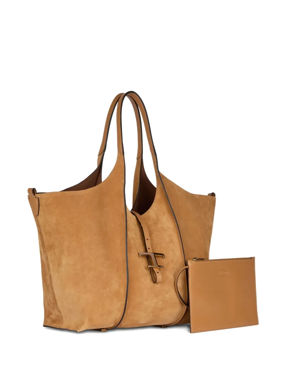 Tod's T-Timeless スエード ショルダーバッグ - ブラウン - 画像2