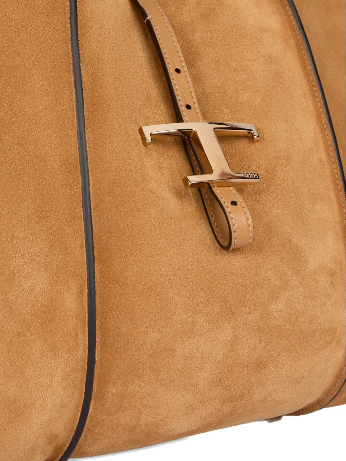 Tod's T-Timeless スエード ショルダーバッグ - ブラウン - 画像4