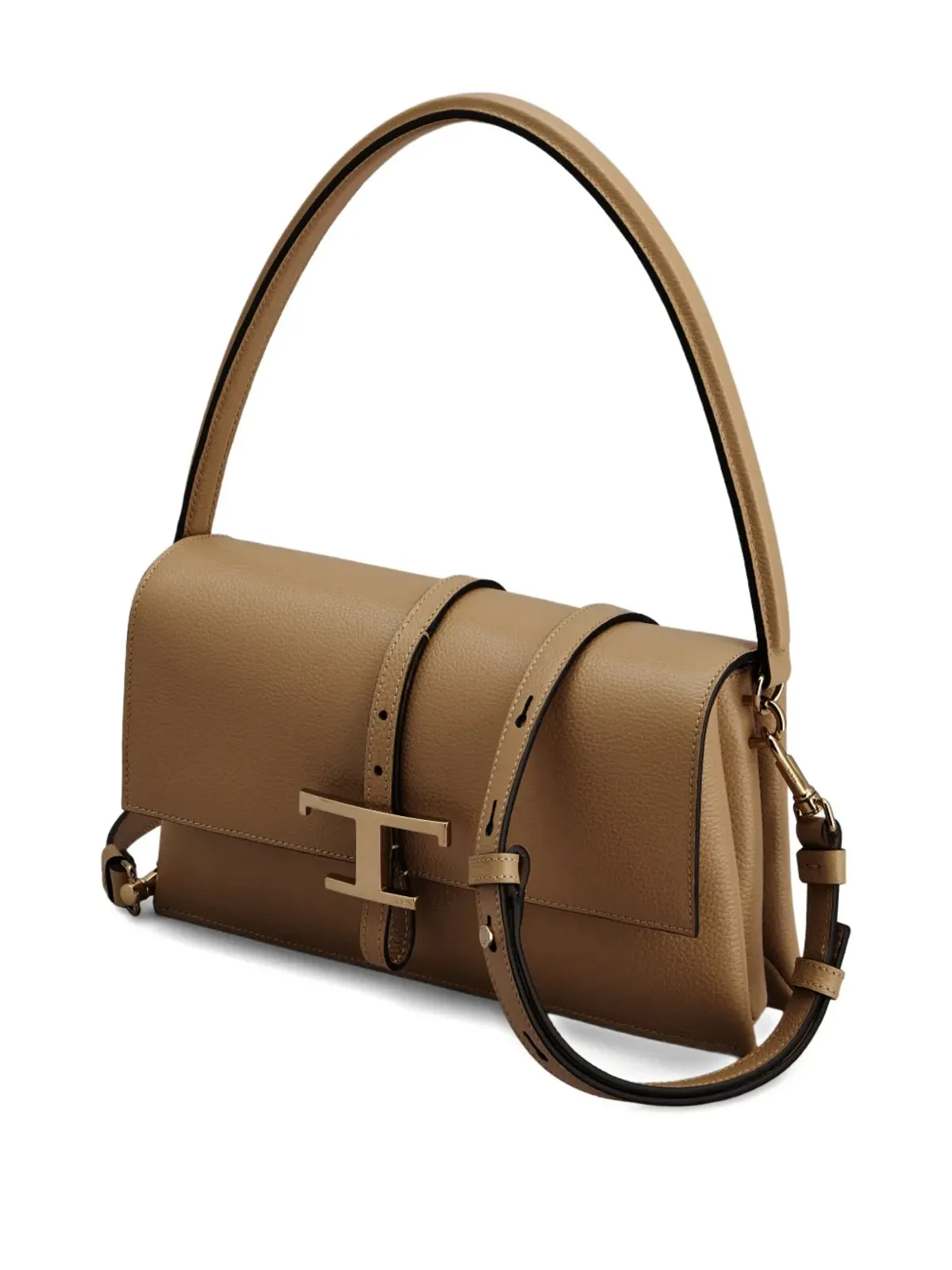 Tod's ミニ Tバックル フラップバッグ - ブラウン - 画像5