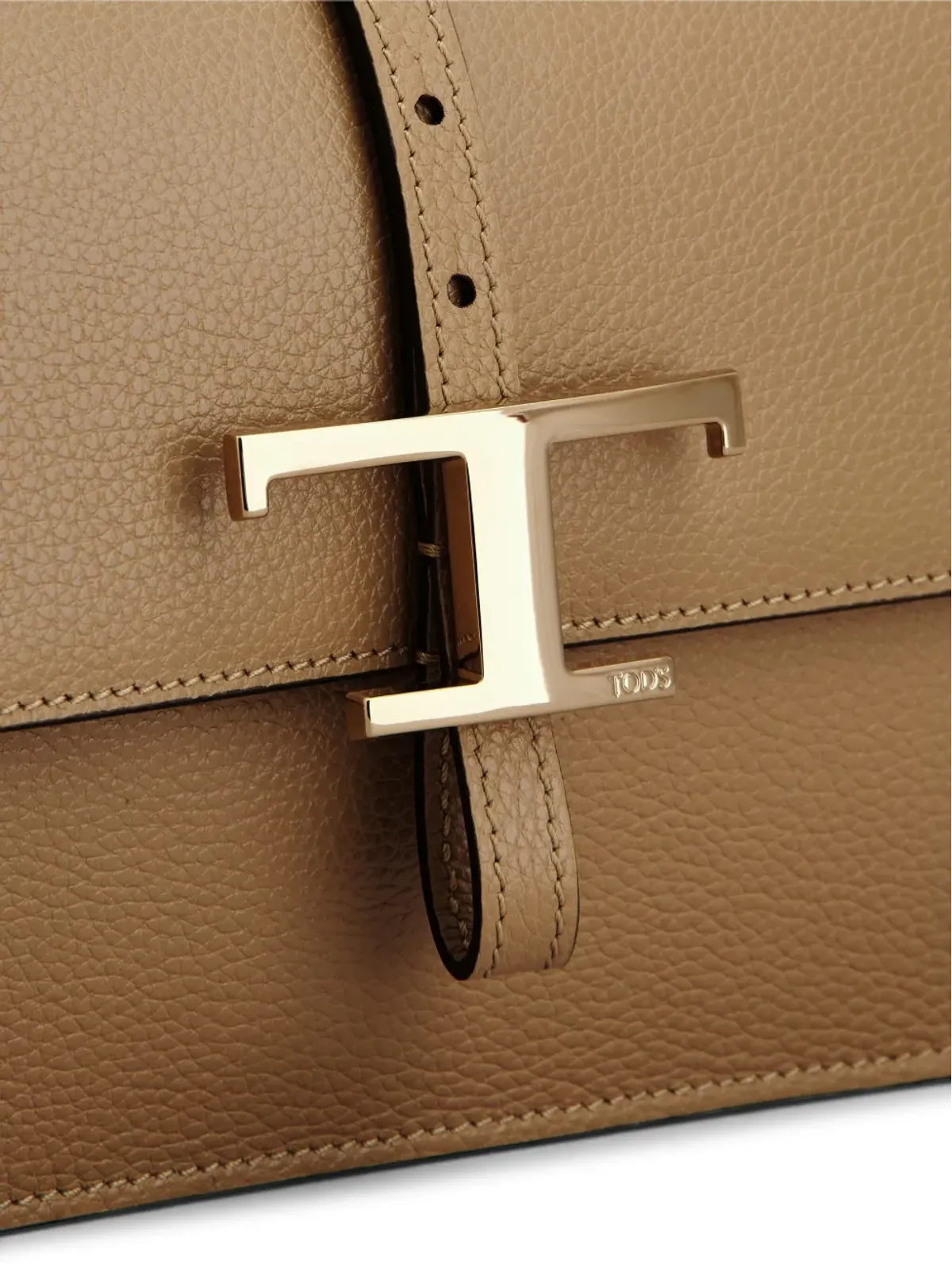 Tod's ミニ Tバックル フラップバッグ - ブラウン - 画像4