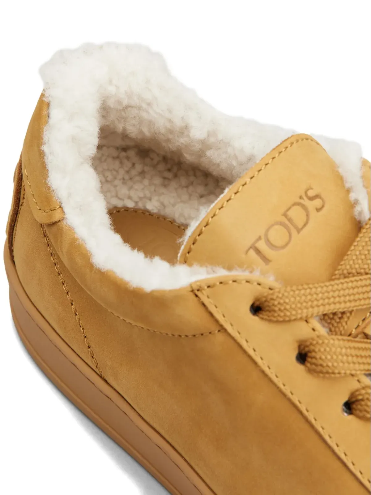Tod's レースアップシアリングスニーカー - ブラウン - 画像4
