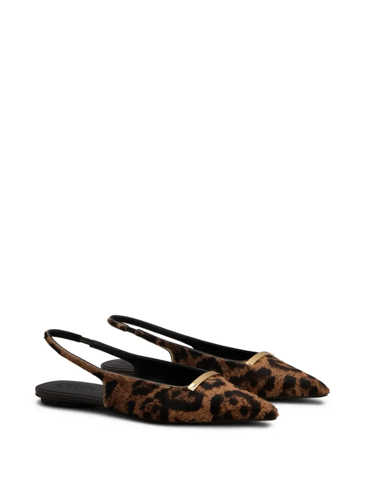 Tod's ポインテッドトゥ レザー パンプス - ブラウン - 画像2