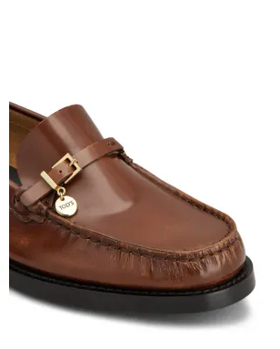 Tod's ロゴチャーム ローファー - ブラウン - サムネイル5