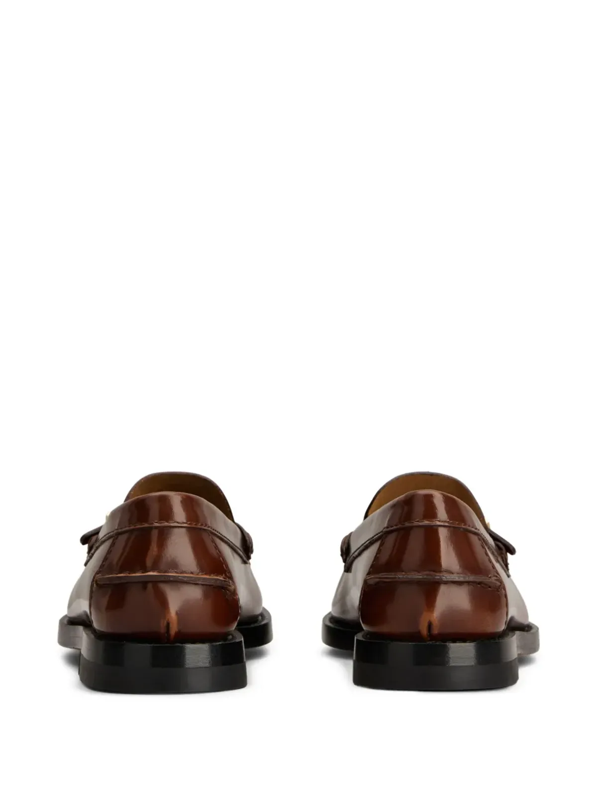 Tod's ロゴチャーム ローファー - ブラウン - 画像3
