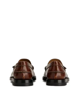 Tod's ロゴチャーム ローファー - ブラウン - サムネイル3