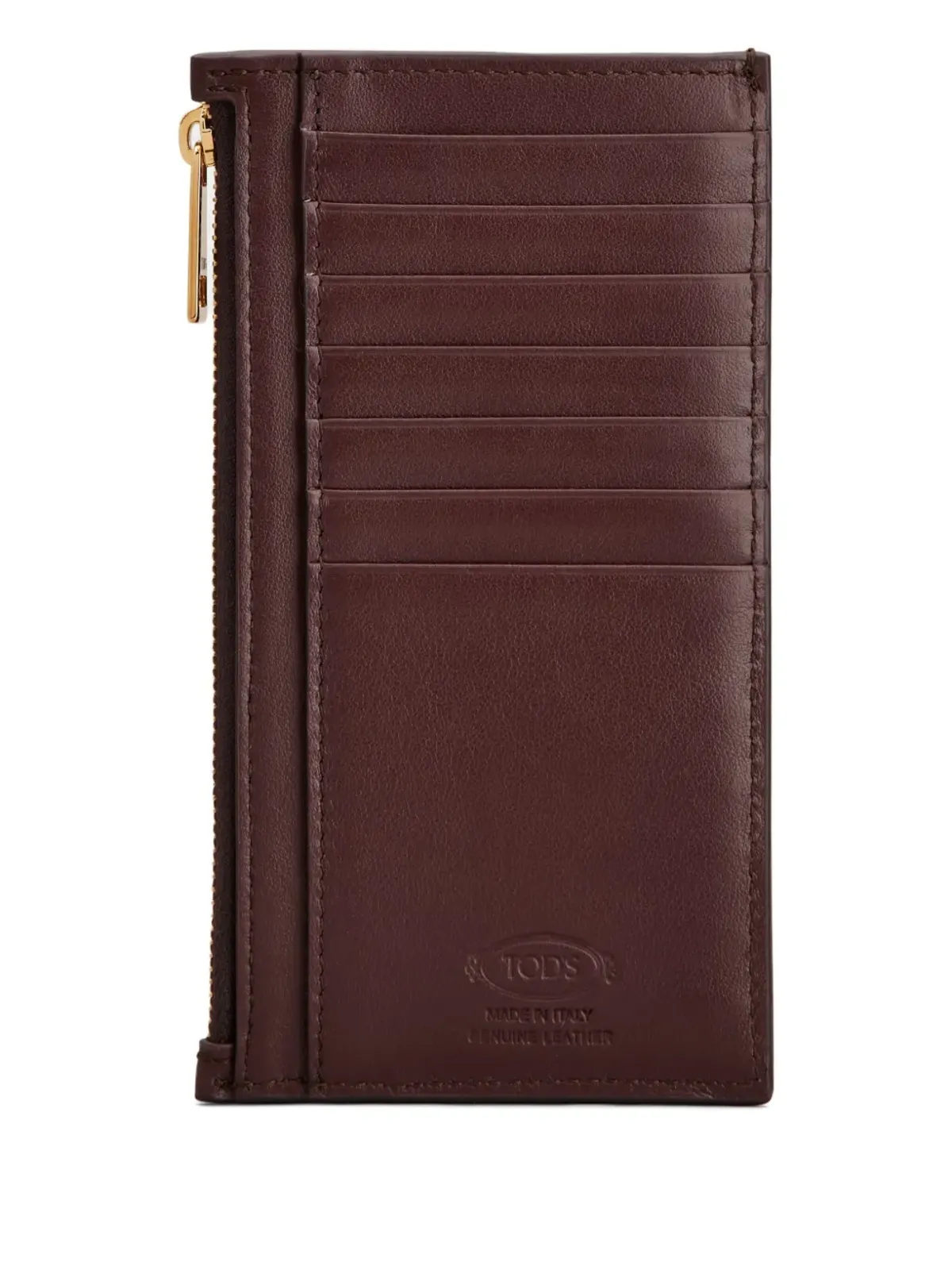 Tod's レザー カードホルダー - ブラウン - 画像2