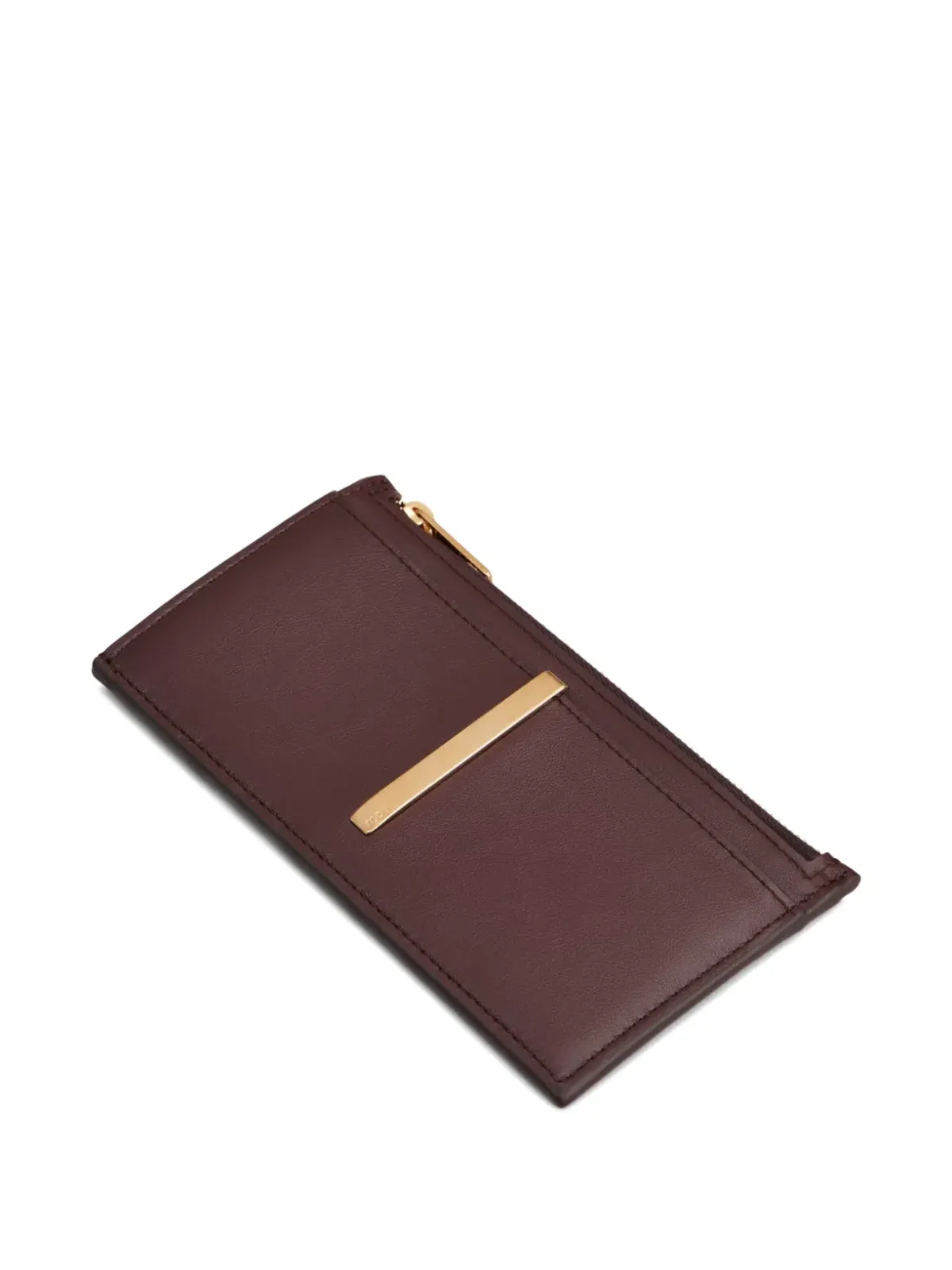 Tod's レザー カードホルダー - ブラウン - 画像3