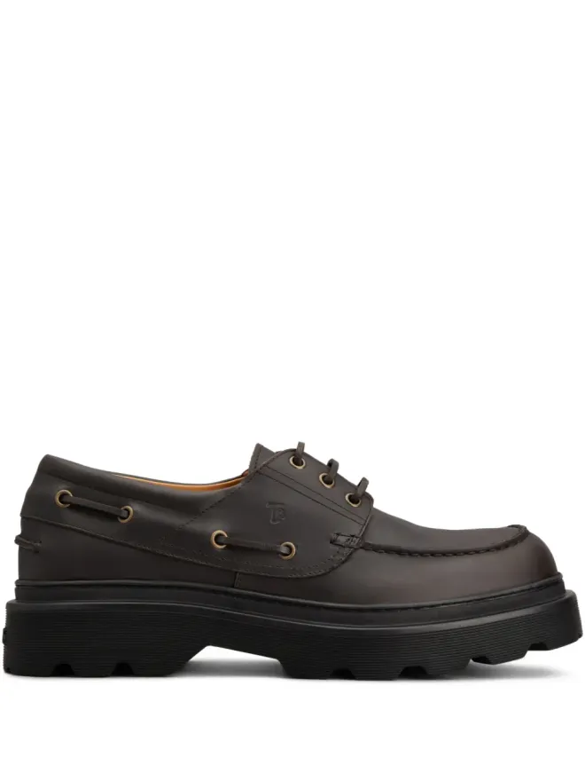 Tod's Tod's レザー ボートシューズの商品画像