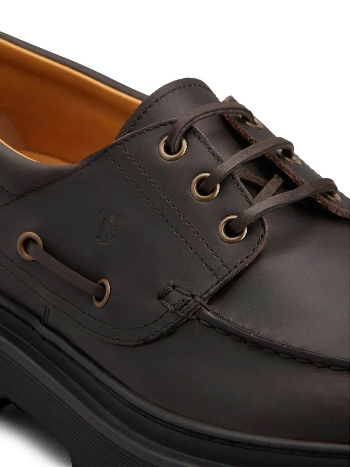 Tod's レザー ボートシューズ - 画像5