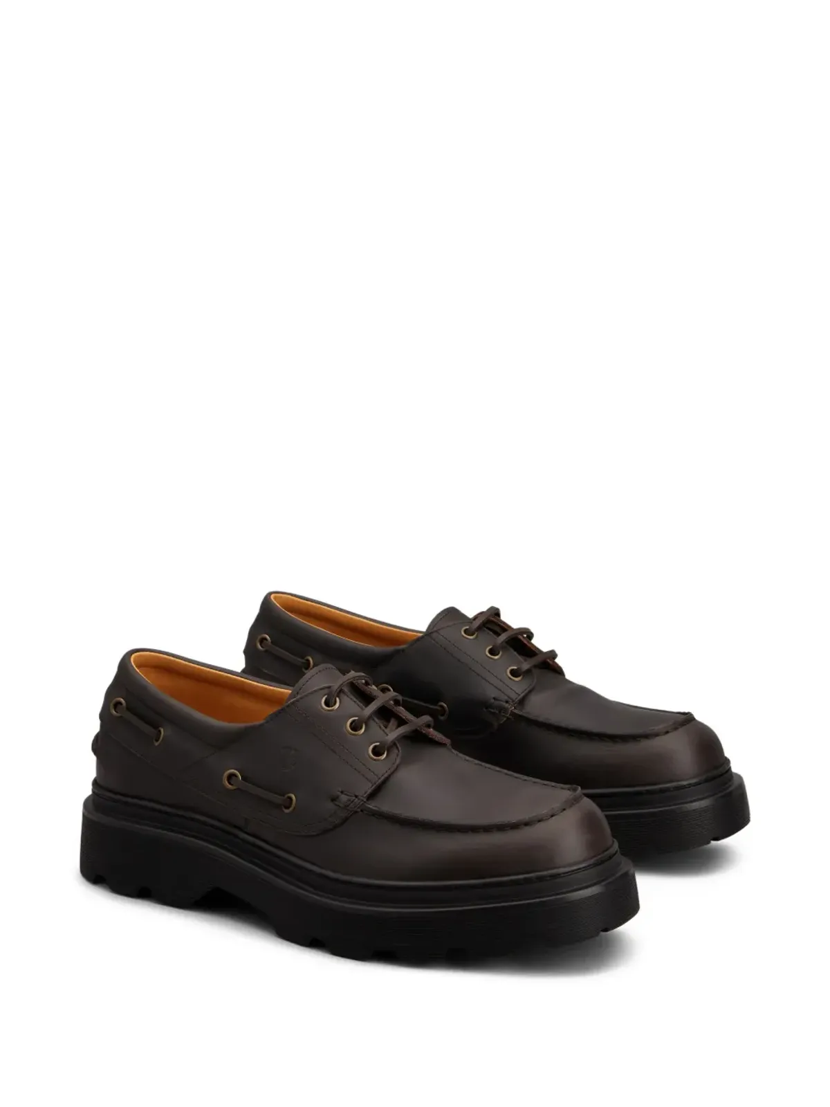 Tod's レザー ボートシューズ - 画像2