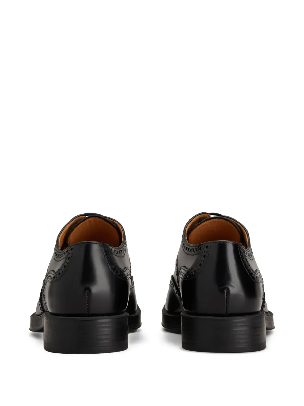 Tod's レザー ダービーシューズ - B999 - ブラック - 画像3