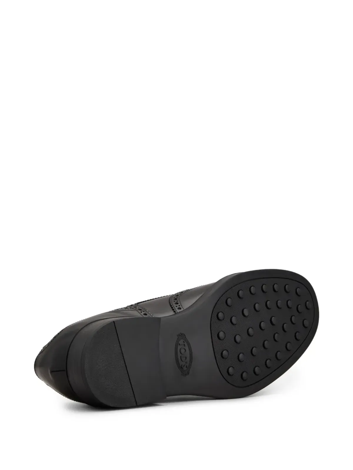 Tod's レザー ダービーシューズ - B999 - ブラック - 画像4