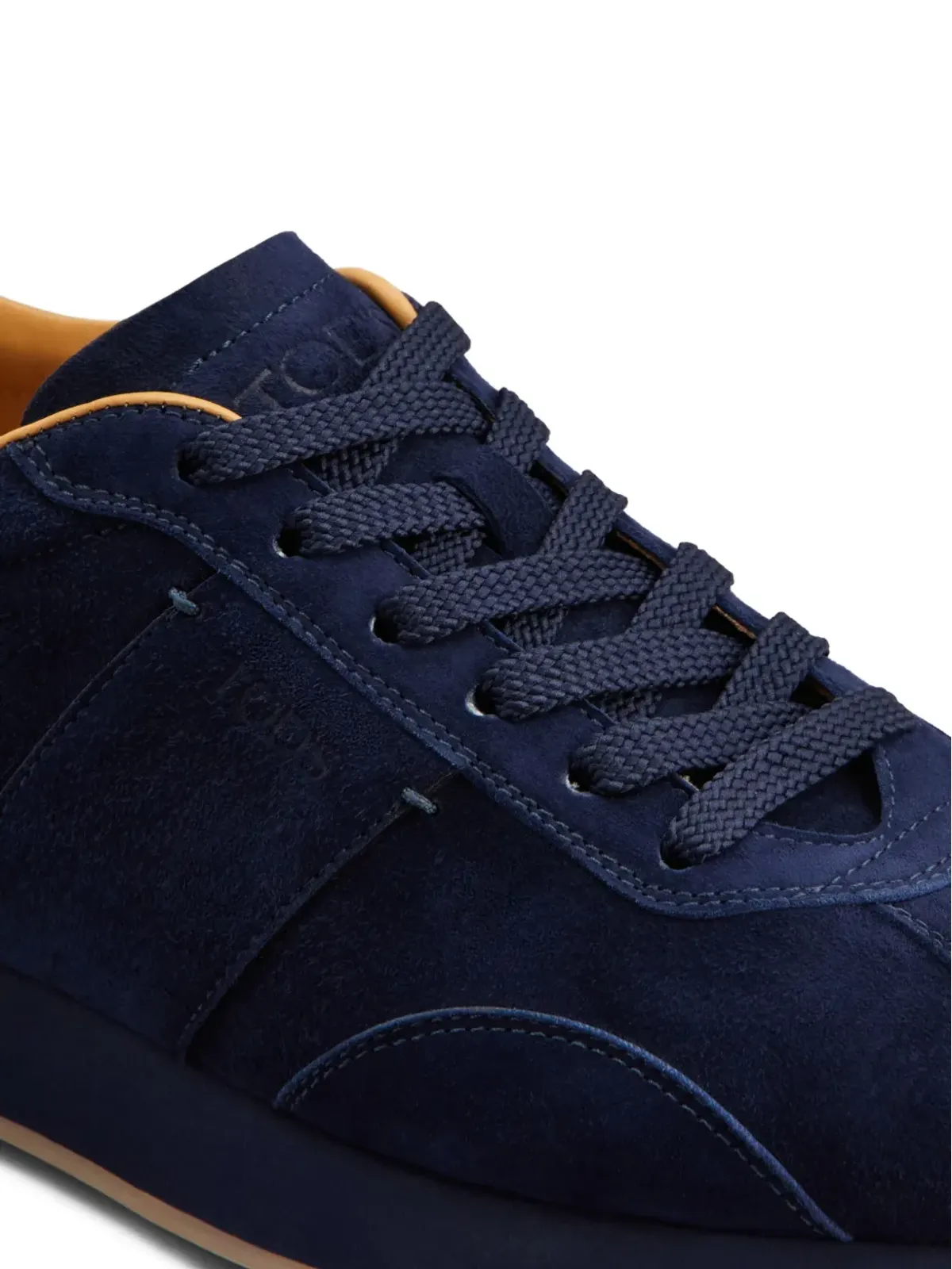Tod's レースアップスエードスニーカー ブルー - 画像5