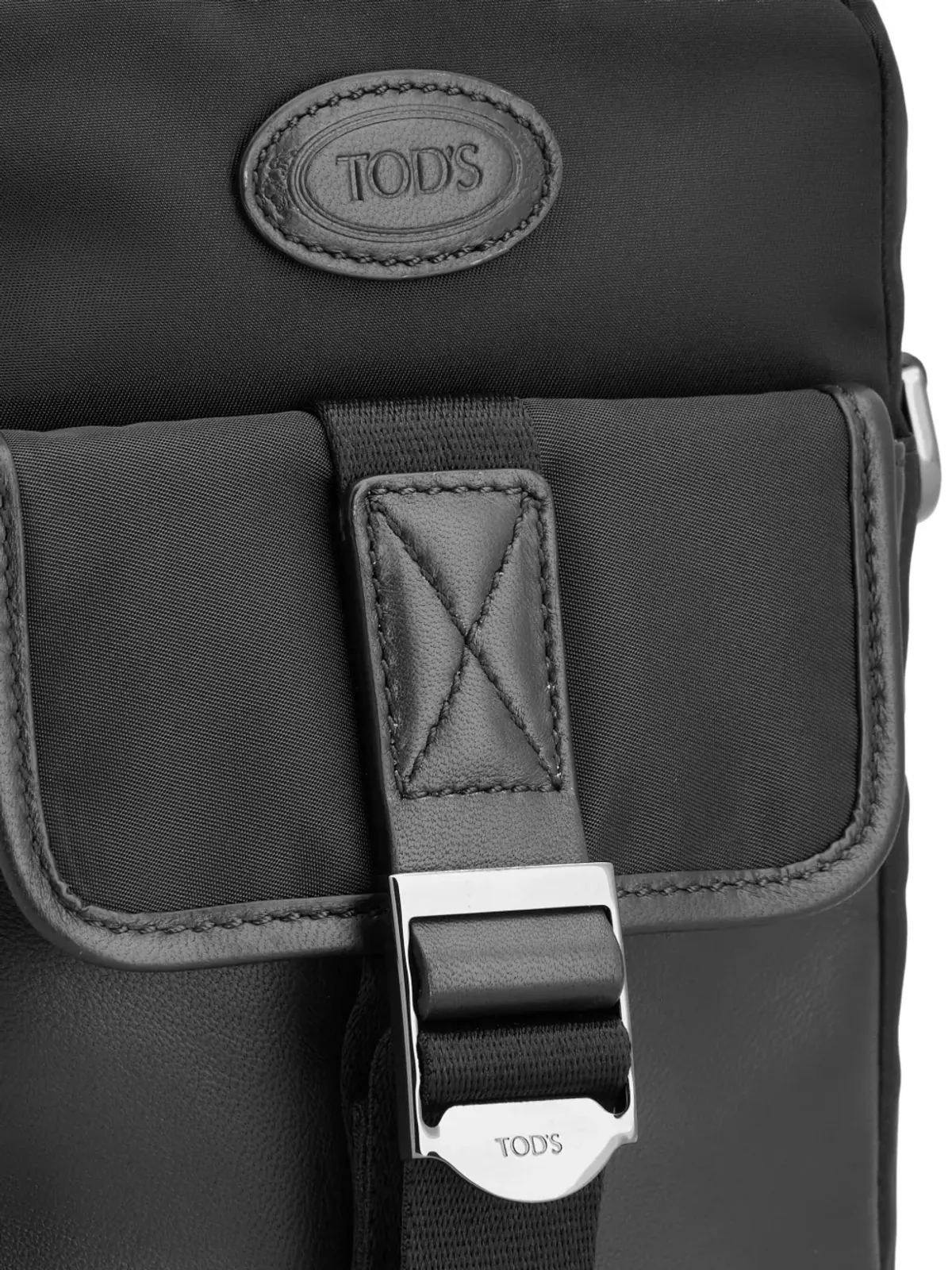 Tod's ジップファスナー付きフラップメッセンジャーバッグ - 画像4