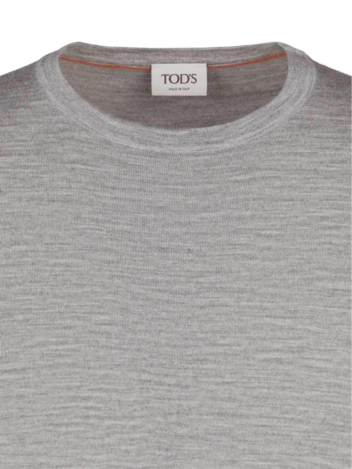 Tod's グレー クルーネック長袖セーター - 画像5