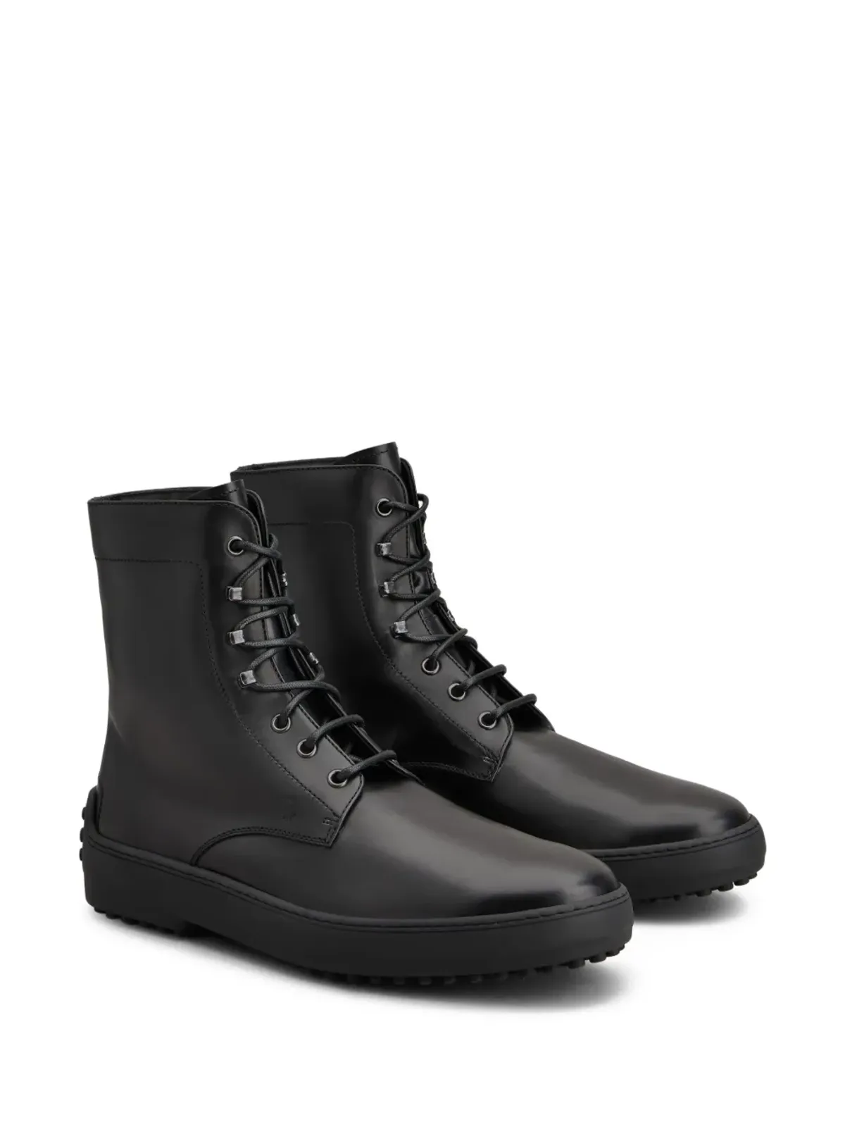 Tod's レザー コンバットブーツ - ブラック - 画像2