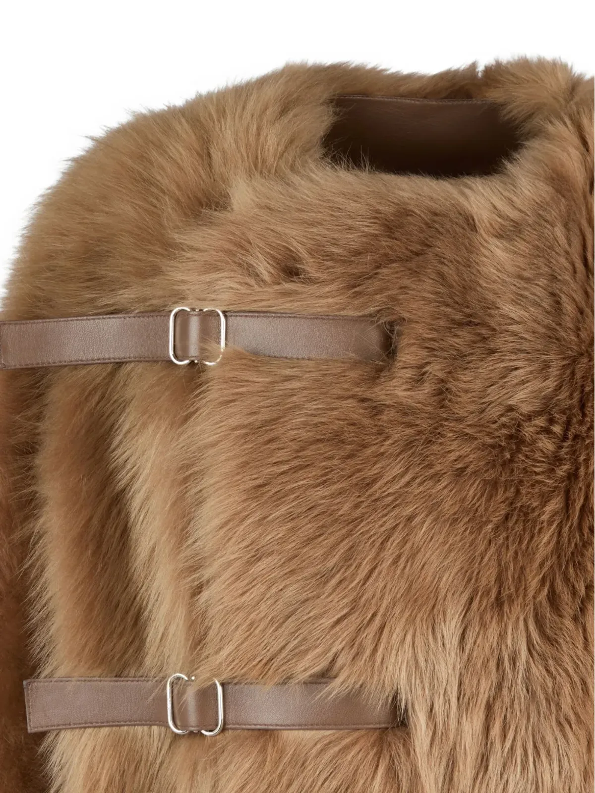 Tod's バックル付きシアリングコート - 画像5