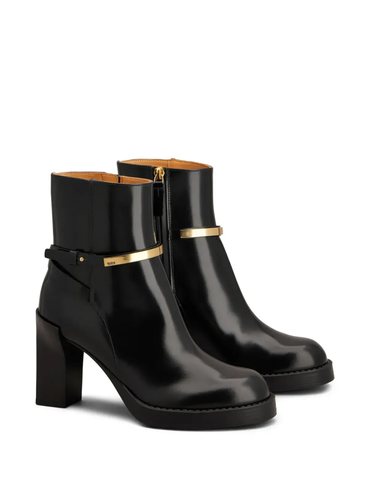 Tod's 100mm アンクルブーツ ブラック - 画像2