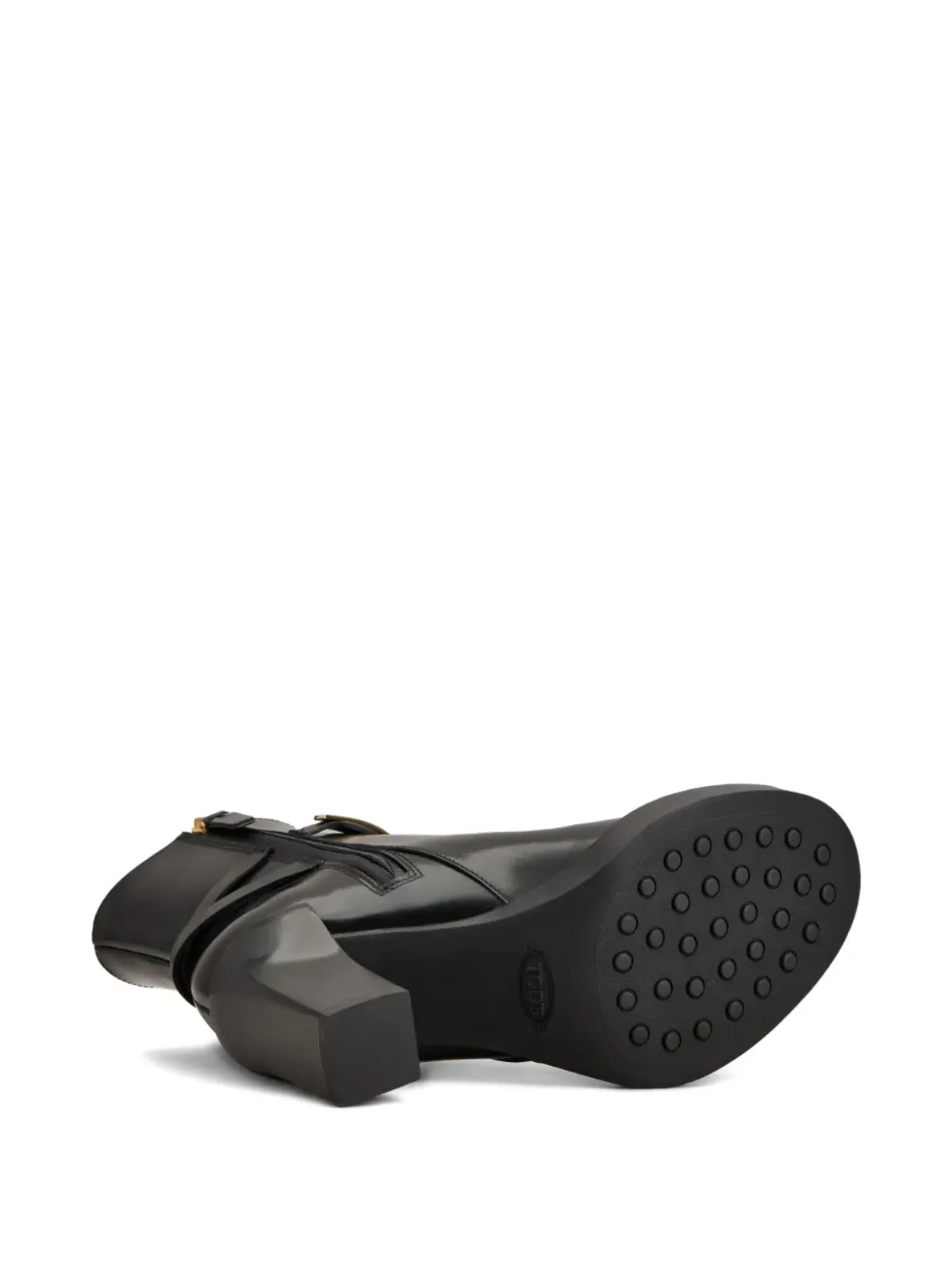 Tod's 100mm アンクルブーツ ブラック - 画像4
