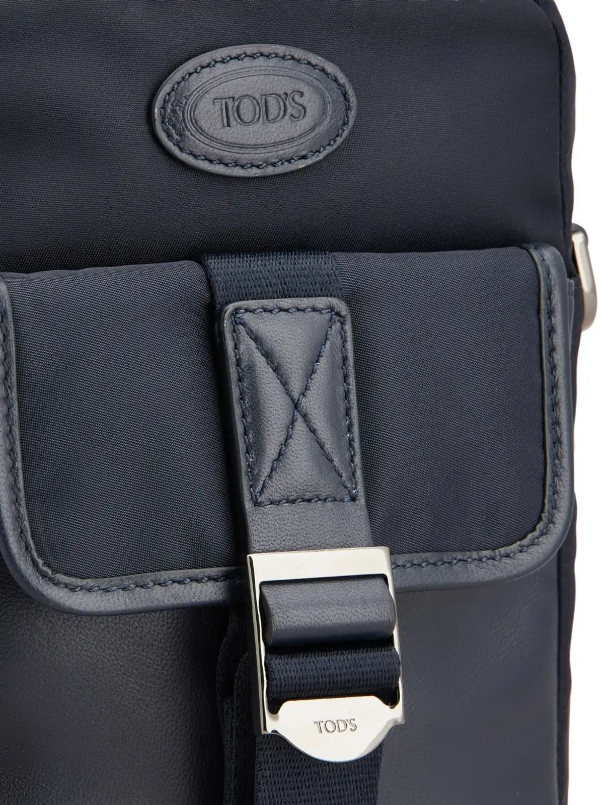 Tod's ロゴアップリケ メッセンジャーバッグ - 画像4