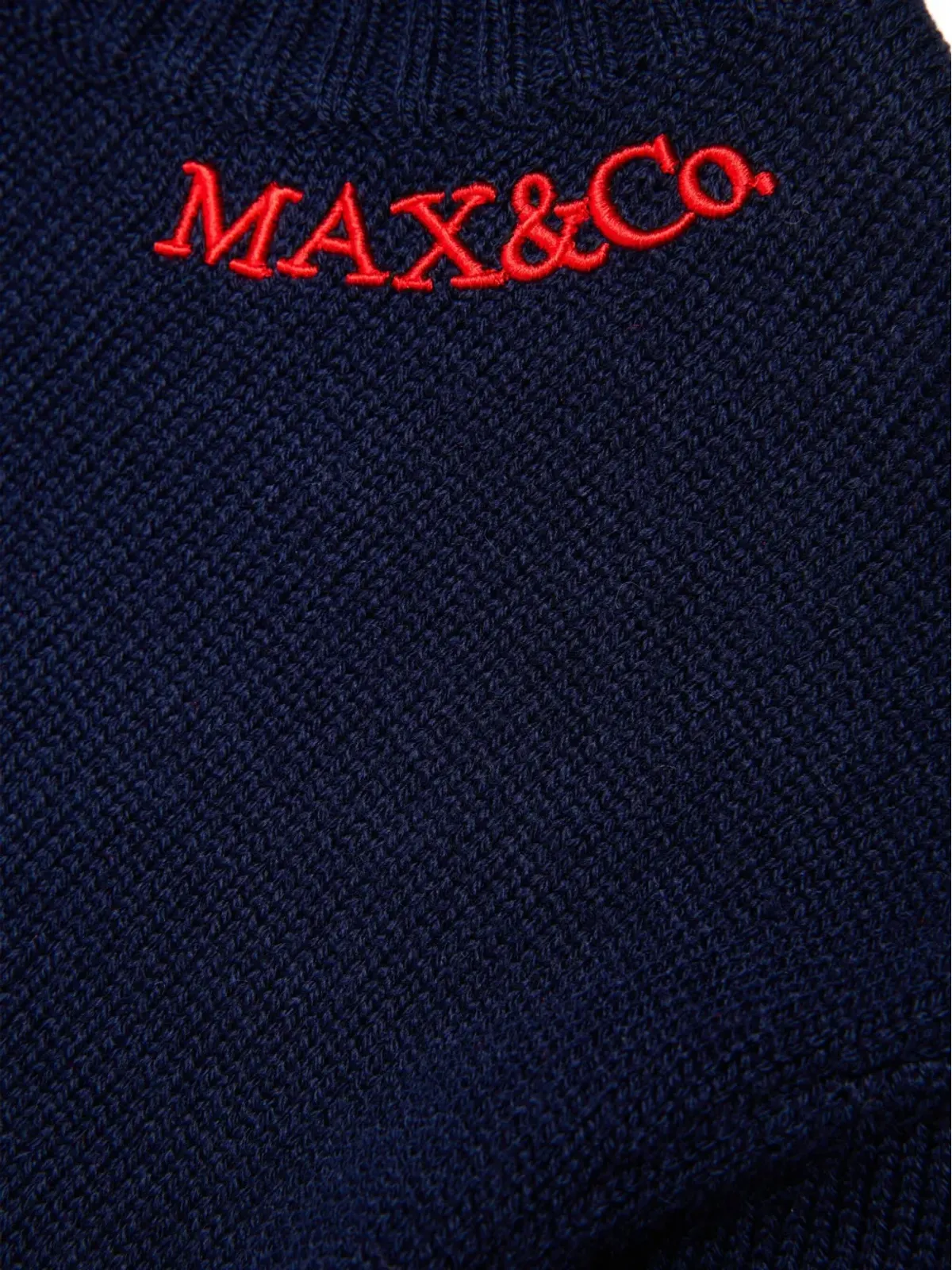 MAX&Co. Kids ロゴ刺繍ジャンパー - 画像4