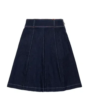 MAX&Co. Kids プリーツデニムスカート - Blue - サムネイル1