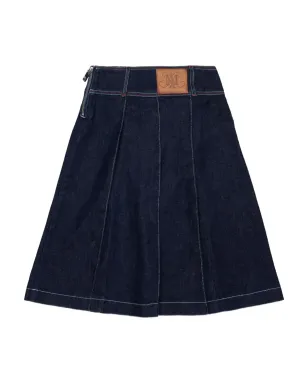 MAX&Co. Kids プリーツデニムスカート - Blue - サムネイル4