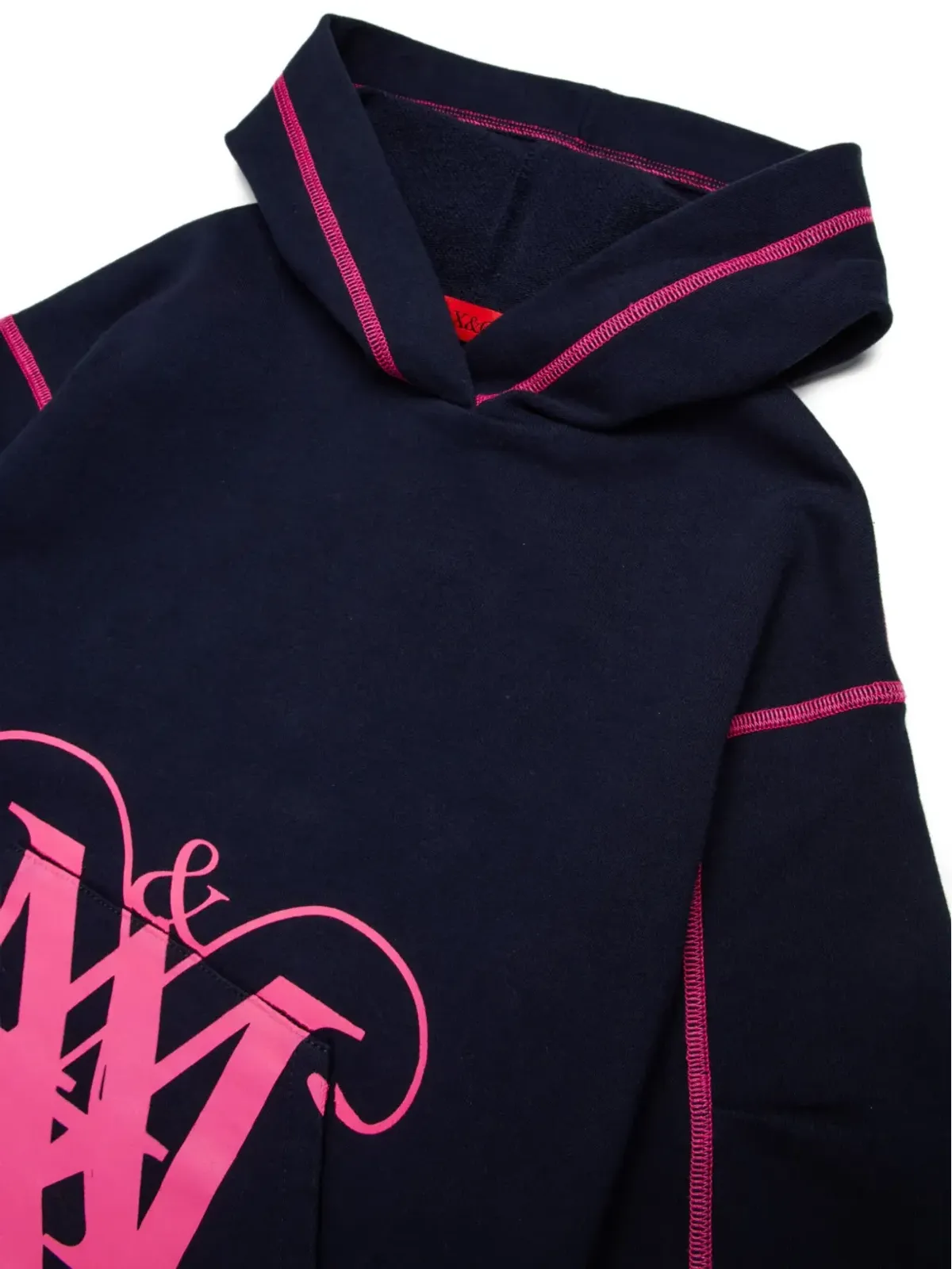 MAX&Co. Kids モノグラム入りフード付きニットワンピース - 画像3