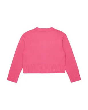 MAX&Co. Kids ロゴ刺繍 ウールブレンド セーター - サムネイル2